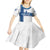 Personalized Finland Football 2024 Kid Short Sleeve Dress Trophy Wing Style - Wonder Print Shop