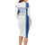 Personalized Finland Football 2024 Long Sleeve Bodycon Dress Trophy Wing Style - Wonder Print Shop