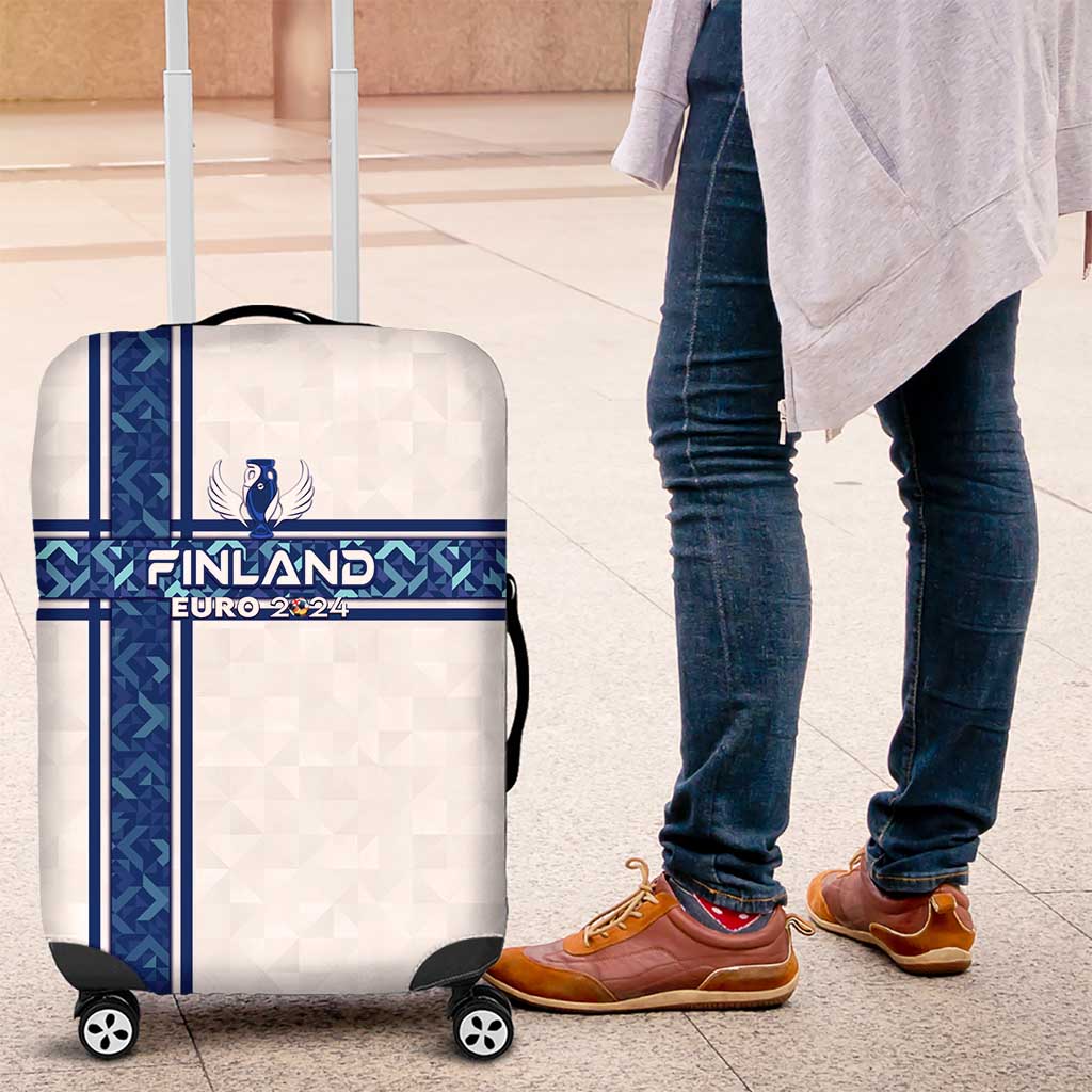 Finland Football 2024 Luggage Cover Trophy Wing Style - Wonder Print Shop