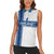 Personalized Finland Football 2024 Women Sleeveless Polo Shirt Trophy Wing Style