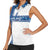 Personalized Finland Football 2024 Women Sleeveless Polo Shirt Trophy Wing Style