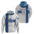 Personalized Finland Football 2024 Zip Hoodie Trophy Wing Style