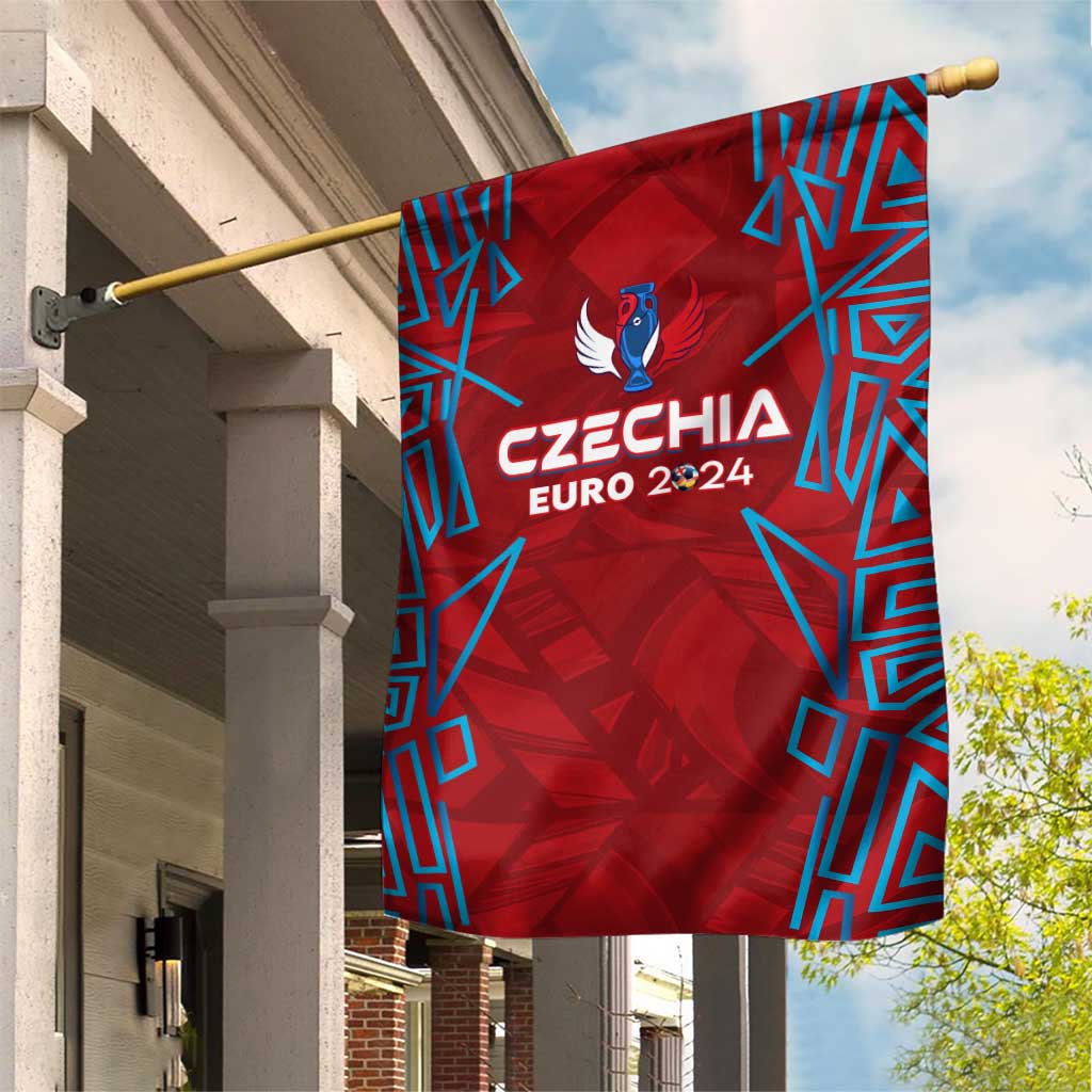 Czech Republic Football 2024 Garden Flag Trophy Wing Style - Wonder Print Shop