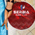 Serbia Football 2024 Beach Blanket Trophy Wing Style - Wonder Print Shop