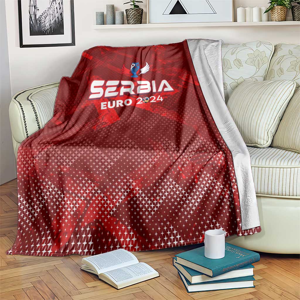 Serbia Football 2024 Blanket Trophy Wing Style