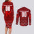 Personalized Serbia Football 2024 Couples Matching Long Sleeve Bodycon Dress and Long Sleeve Button Shirt Trophy Wing Style - Wonder Print Shop