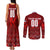 Personalized Serbia Football 2024 Couples Matching Tank Maxi Dress and Long Sleeve Button Shirt Trophy Wing Style - Wonder Print Shop