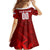 Personalized Serbia Football 2024 Family Matching Off Shoulder Short Dress and Hawaiian Shirt Trophy Wing Style - Wonder Print Shop