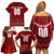 Personalized Serbia Football 2024 Family Matching Off Shoulder Short Dress and Hawaiian Shirt Trophy Wing Style - Wonder Print Shop