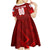 Personalized Serbia Football 2024 Kid Short Sleeve Dress Trophy Wing Style - Wonder Print Shop