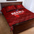 Serbia Football 2024 Quilt Bed Set Trophy Wing Style - Wonder Print Shop