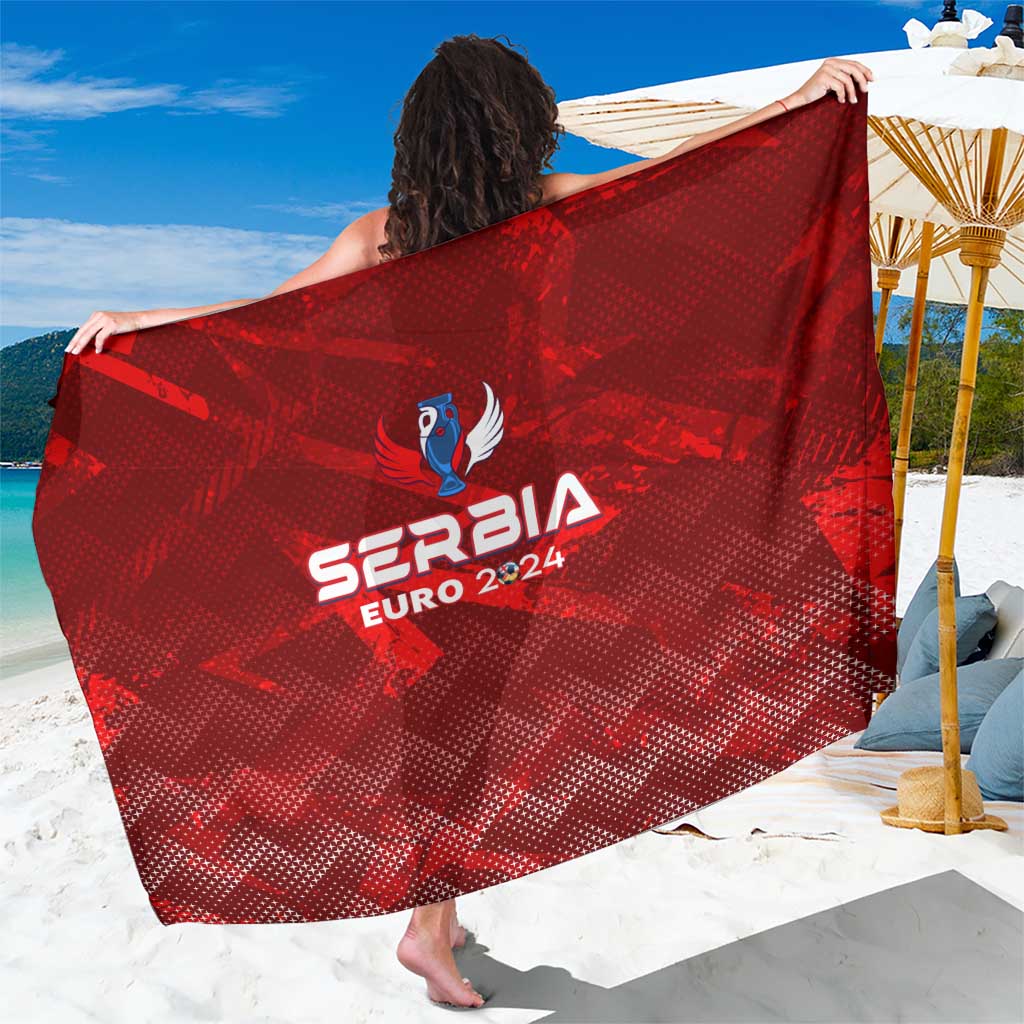 Serbia Football 2024 Sarong Trophy Wing Style - Wonder Print Shop