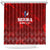 Serbia Football 2024 Shower Curtain Trophy Wing Style