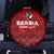 Serbia Football 2024 Spare Tire Cover Trophy Wing Style - Wonder Print Shop