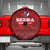 Serbia Football 2024 Spare Tire Cover Trophy Wing Style - Wonder Print Shop