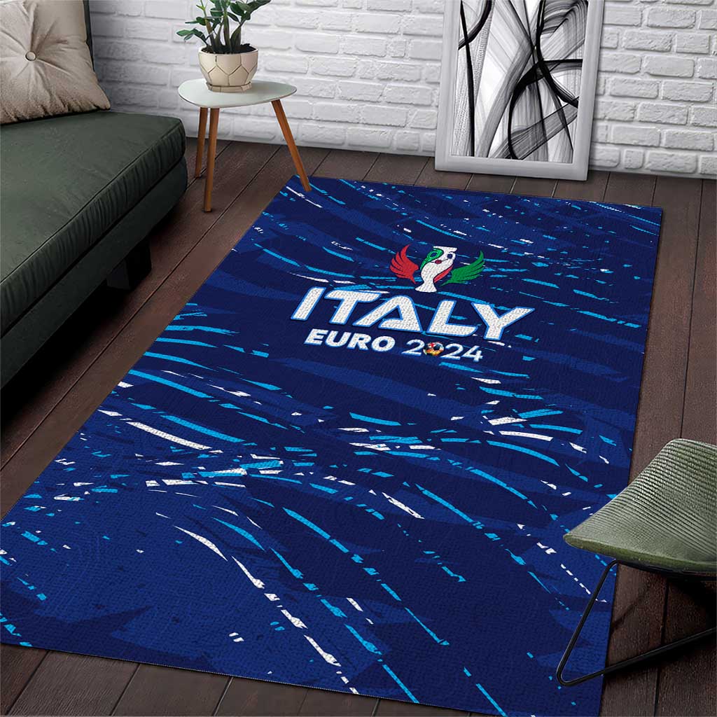 Italy Football 2024 Area Rug Trophy Wing Style - Wonder Print Shop