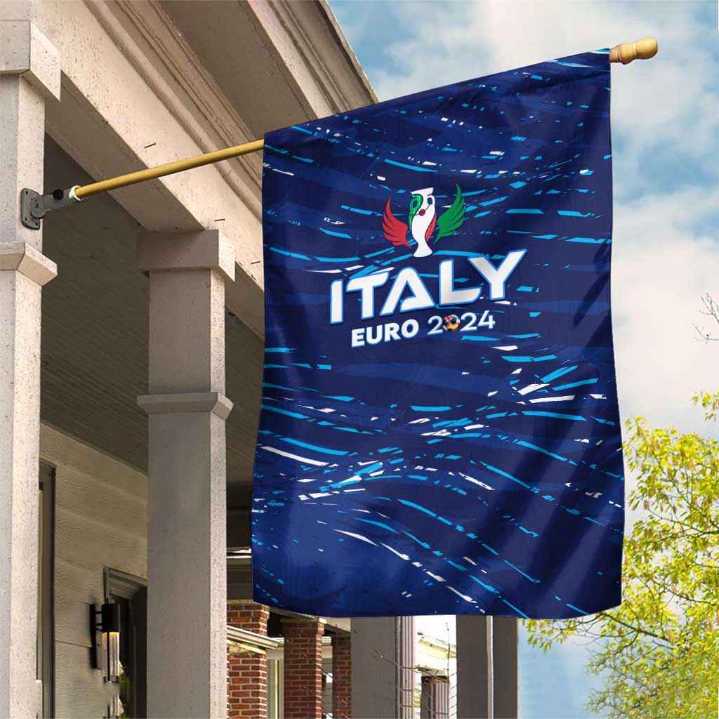 Italy Football 2024 Garden Flag Trophy Wing Style - Wonder Print Shop