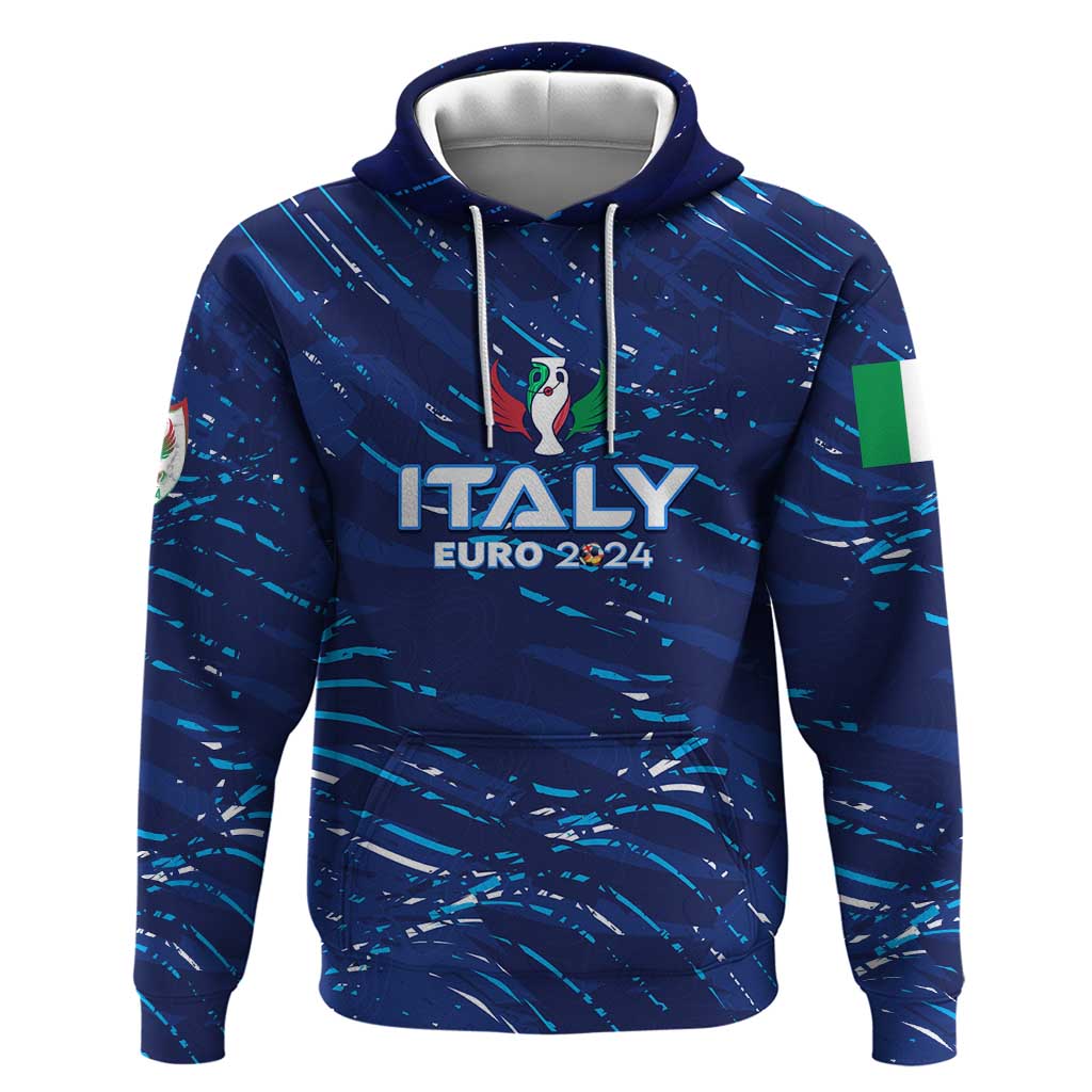 Personalized Italy Football 2024 Hoodie Trophy Wing Style - Wonder Print Shop