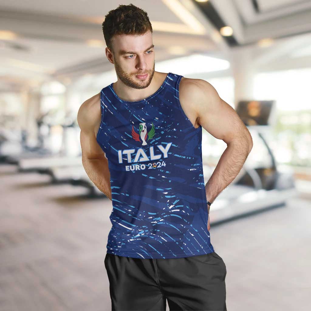 Personalized Italy Football 2024 Men Tank Top Trophy Wing Style - Wonder Print Shop