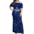 Personalized Italy Football 2024 Off Shoulder Maxi Dress Trophy Wing Style - Wonder Print Shop