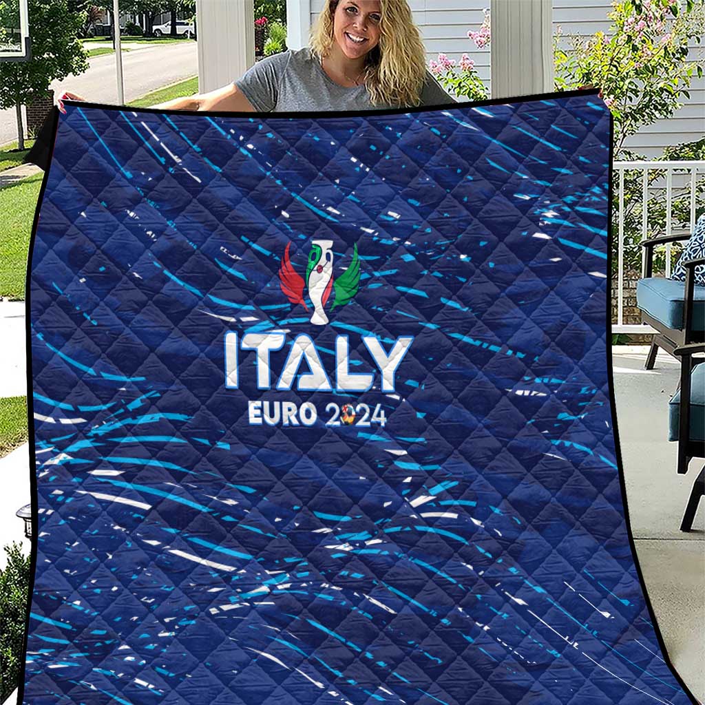 Italy Football 2024 Quilt Trophy Wing Style