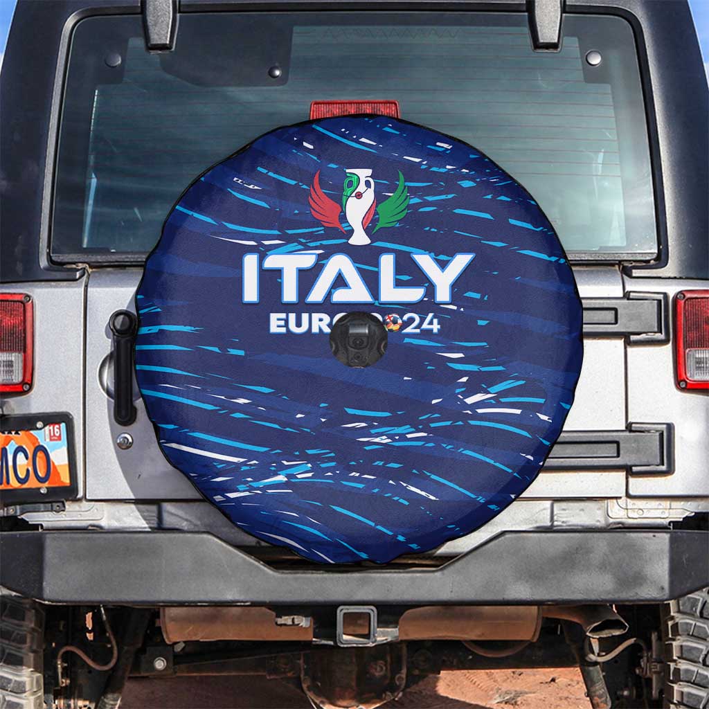 Italy Football 2024 Spare Tire Cover Trophy Wing Style - Wonder Print Shop