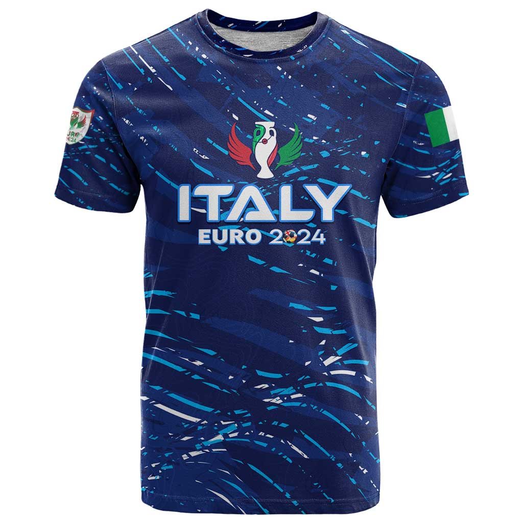 Personalized Italy Football 2024 T Shirt Trophy Wing Style