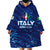 Personalized Italy Football 2024 Wearable Blanket Hoodie Trophy Wing Style