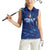 Personalized Italy Football 2024 Women Sleeveless Polo Shirt Trophy Wing Style