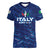 Personalized Italy Football 2024 Women V-Neck T-Shirt Trophy Wing Style