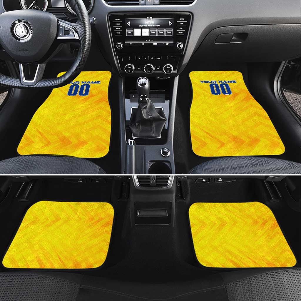 Romania Football 2024 Car Mats Trophy Wing Style - Wonder Print Shop