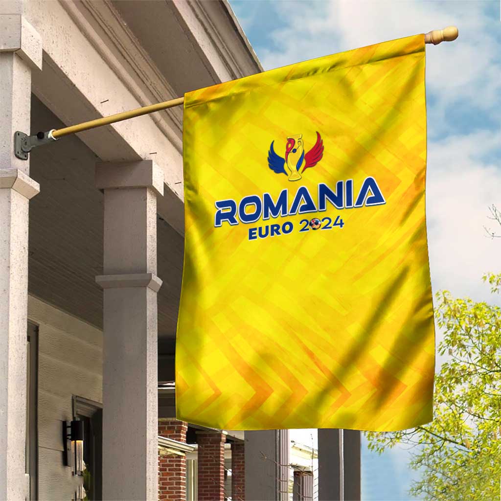 Romania Football 2024 Garden Flag Trophy Wing Style - Wonder Print Shop