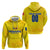 Personalized Romania Football 2024 Hoodie Trophy Wing Style - Wonder Print Shop