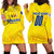 Personalized Romania Football 2024 Hoodie Dress Trophy Wing Style - Wonder Print Shop