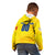 Personalized Romania Football 2024 Kid Hoodie Trophy Wing Style - Wonder Print Shop