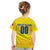 Personalized Romania Football 2024 Kid T Shirt Trophy Wing Style - Wonder Print Shop