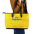 Romania Football 2024 Leather Tote Bag Trophy Wing Style - Wonder Print Shop