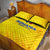 Romania Football 2024 Quilt Bed Set Trophy Wing Style - Wonder Print Shop