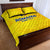 Romania Football 2024 Quilt Bed Set Trophy Wing Style - Wonder Print Shop