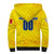 Personalized Romania Football 2024 Sherpa Hoodie Trophy Wing Style - Wonder Print Shop