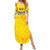 Personalized Romania Football 2024 Summer Maxi Dress Trophy Wing Style - Wonder Print Shop