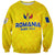 Personalized Romania Football 2024 Sweatshirt Trophy Wing Style - Wonder Print Shop