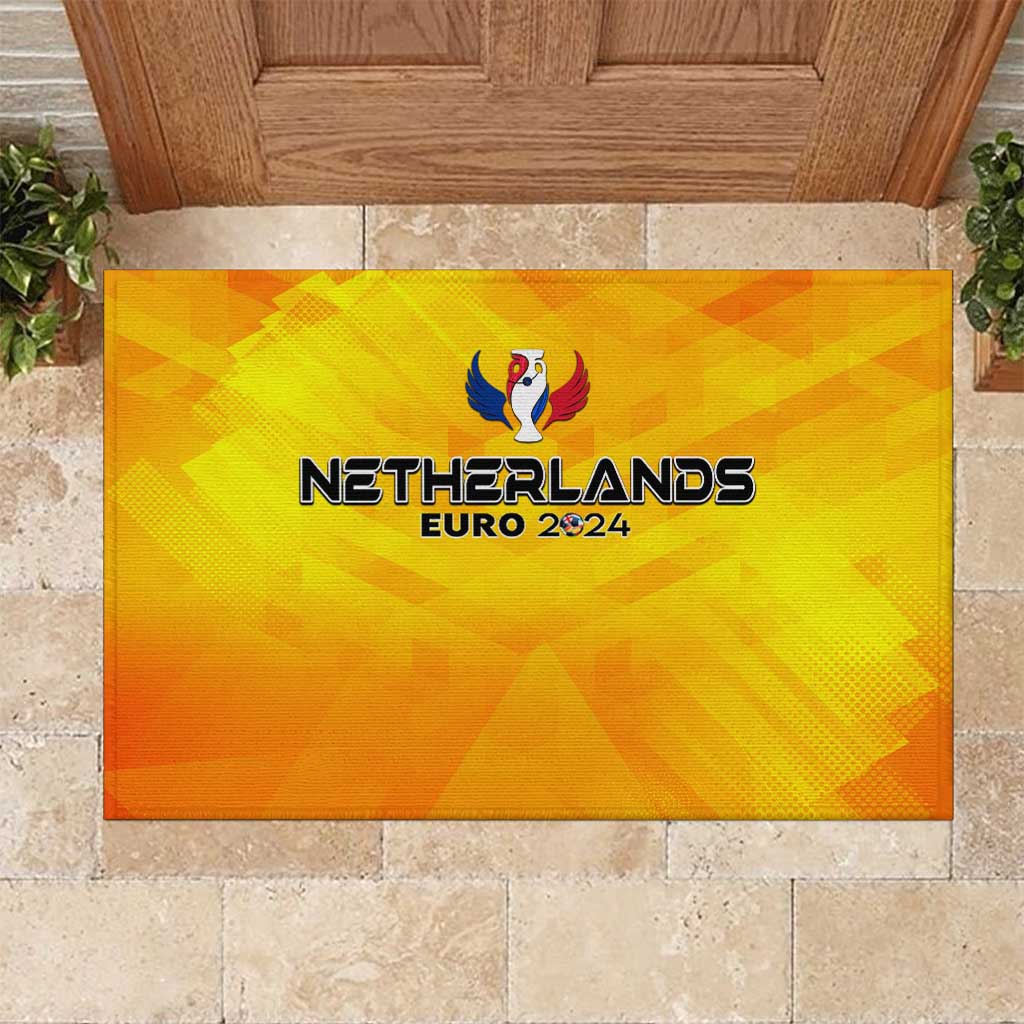 Netherlands Football 2024 Rubber Doormat Trophy Wing Style