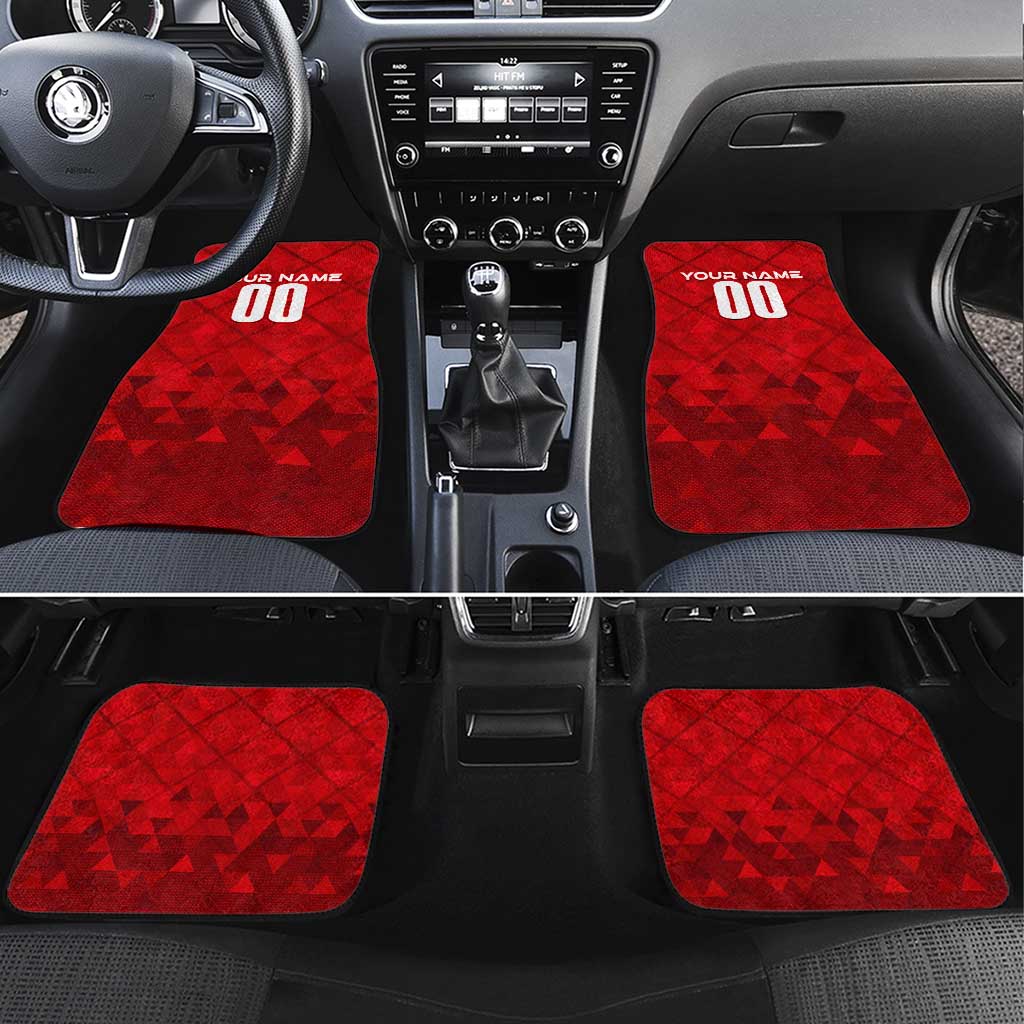 Denmark Football 2024 Car Mats Trophy Wing Style - Wonder Print Shop