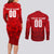 Personalized Denmark Football 2024 Couples Matching Long Sleeve Bodycon Dress and Long Sleeve Button Shirt Trophy Wing Style - Wonder Print Shop