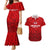 Personalized Denmark Football 2024 Couples Matching Mermaid Dress and Hawaiian Shirt Trophy Wing Style - Wonder Print Shop