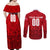 Personalized Denmark Football 2024 Couples Matching Off Shoulder Maxi Dress and Long Sleeve Button Shirt Trophy Wing Style - Wonder Print Shop