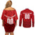 Personalized Denmark Football 2024 Couples Matching Off Shoulder Short Dress and Long Sleeve Button Shirt Trophy Wing Style - Wonder Print Shop