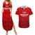 Personalized Denmark Football 2024 Couples Matching Summer Maxi Dress and Hawaiian Shirt Trophy Wing Style - Wonder Print Shop