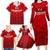 Personalized Denmark Football 2024 Family Matching Long Sleeve Bodycon Dress and Hawaiian Shirt Trophy Wing Style - Wonder Print Shop